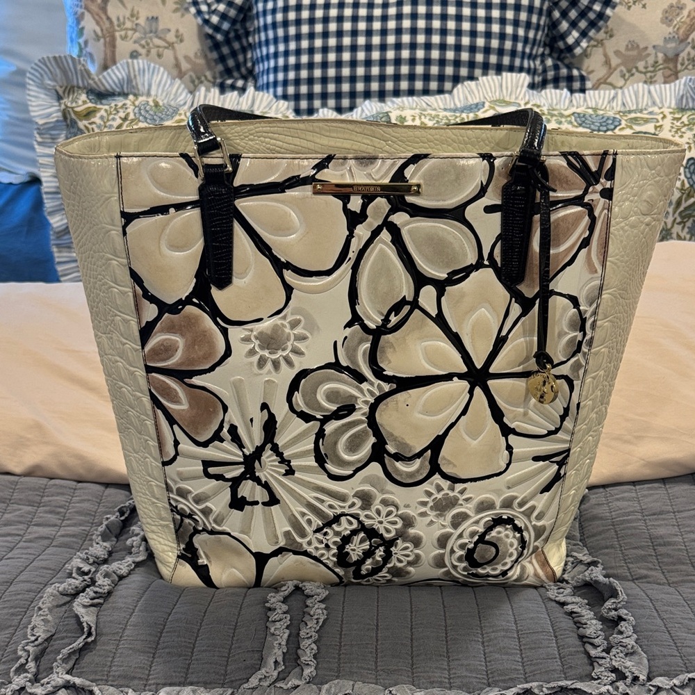 Floral Patterned Brahmin Handbag
